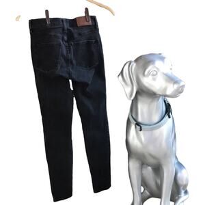 Madewell 9 Inch High Rise Skinny Black Jeans Women's Size 25